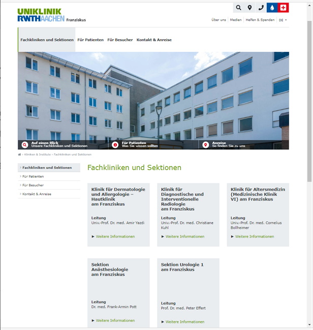 Ulrich Simons - Franziskus Sektionen